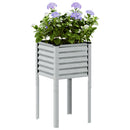 haveplantekasse 45x45x88 cm galvaniseret stål