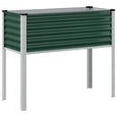 haveplantekasse grøn 100x45x90 cm stål