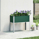 haveplantekasse grøn 100x45x90 cm stål