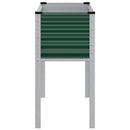 haveplantekasse grøn 100x45x90 cm stål