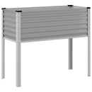plantekasse 100x45x90 cm stål grå