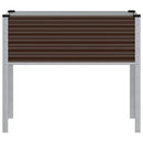 havekrukke brun 100x45x90 cm stål