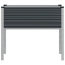 havekrukke antracit 100x45x90 cm stål