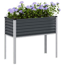 havekrukke antracit 100x45x90 cm stål