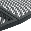 terrassebord Ø80x72,5 cm pulverlakeret stål antracitgrå
