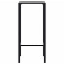 barbord 50x50x110 cm pulverlakeret stål sort