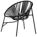 haveæg stol polyrattan sort