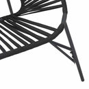 haveæg stol polyrattan sort