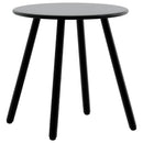 havestolssæt 3 stk. polyrattan sort og hvid