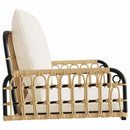 hængestol med hynder 63x58x39 cm polyrattan og stål