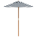 picnicbord til 4 børn m. parasol massivt grantræ