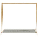 tøjstativ med hylder 106x34x102 cm bambus