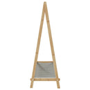 tøjstativ med hylder 106x34x102 cm bambus