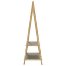 tøjstativ med hylder 96x45,5x150,5 cm bambus