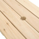 picnicbord til 4 børn m. parasolhul massivt grantræ
