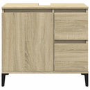 badeværelsesskab 65x33x60 cm konstrueret træ sonoma-eg