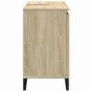 badeværelsesskab 65x33x60 cm konstrueret træ sonoma-eg