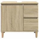 badeværelsesskab 65x33x60 cm konstrueret træ sonoma-eg