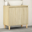 underskab til håndvask 58x33x60 cm konstrueret træ sonoma-eg