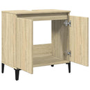 underskab til håndvask 58x33x60 cm konstrueret træ sonoma-eg