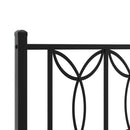 udskiftningsgavl 193 cm metal sort