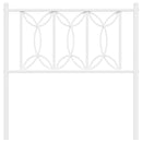 udskiftningsgavl 75 cm metal hvid