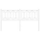 udskiftningsgavl 150 cm metal hvid