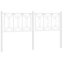 udskiftningsgavl 160 cm metal hvid