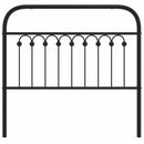 udskiftningsgavl 100 cm metal sort
