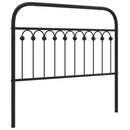 udskiftningsgavl 107 cm metal sort