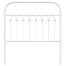 udskiftningsgavl 90 cm metal hvid