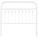 udskiftningsgavl 100 cm metal hvid