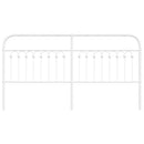 udskiftningsgavl 180 cm metal hvid