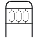udskiftningsgavl 75 cm metal sort
