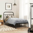 udskiftningsgavl 90 cm metal sort
