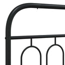 udskiftningsgavl 100 cm metal sort