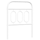 udskiftningsgavl 75 cm metal hvid