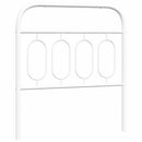 udskiftningsgavl 80 cm metal hvid
