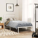 udskiftningsgavl 90 cm metal hvid