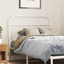 udskiftningsgavl 107 cm metal hvid