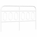udskiftningsgavl 137 cm metal hvid
