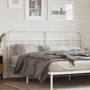 udskiftningsgavl 160 cm metal hvid