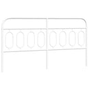 udskiftningsgavl 183 cm metal hvid