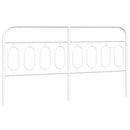 udskiftningsgavl 193 cm metal hvid