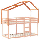stel til husseng 213x95,5x144,5 cm massivt fyrretræ gyldenbrun