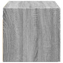 vægskab 70x42,5x49 cm konstrueret træ grå sonoma-eg