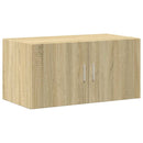 vægskab 80x42,5x40 cm konstrueret træ sonoma-eg