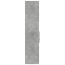 reol 30x42,5x185 cm konstrueret træ betongrå