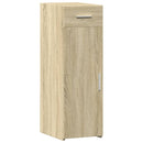 reol 30x42,5x93 cm konstrueret træ sonoma-eg
