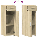 reol 30x42,5x93 cm konstrueret træ sonoma-eg
